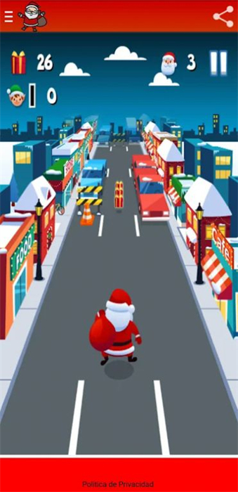 圣诞老人城市奔跑安卓版截图2